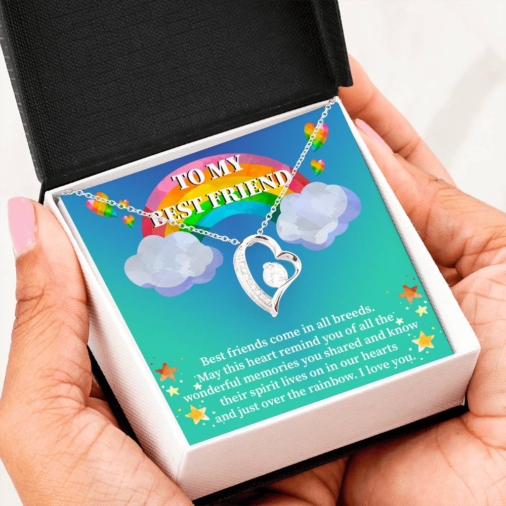 Over The Rainbow Heart [Best Friend Condolence]