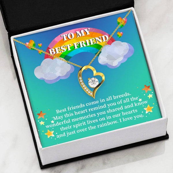 Over The Rainbow Heart [Best Friend Condolence]